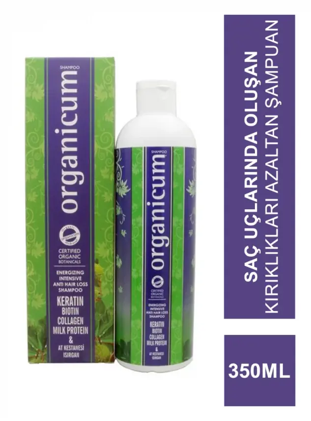 Organicum Intensive Anti Hair Loos Şampuan 350ml - 1