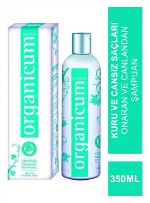 Organicum Kuru ve Normal Saçlar İçin Organik Hidrosollü Şampuan 350ml - 1