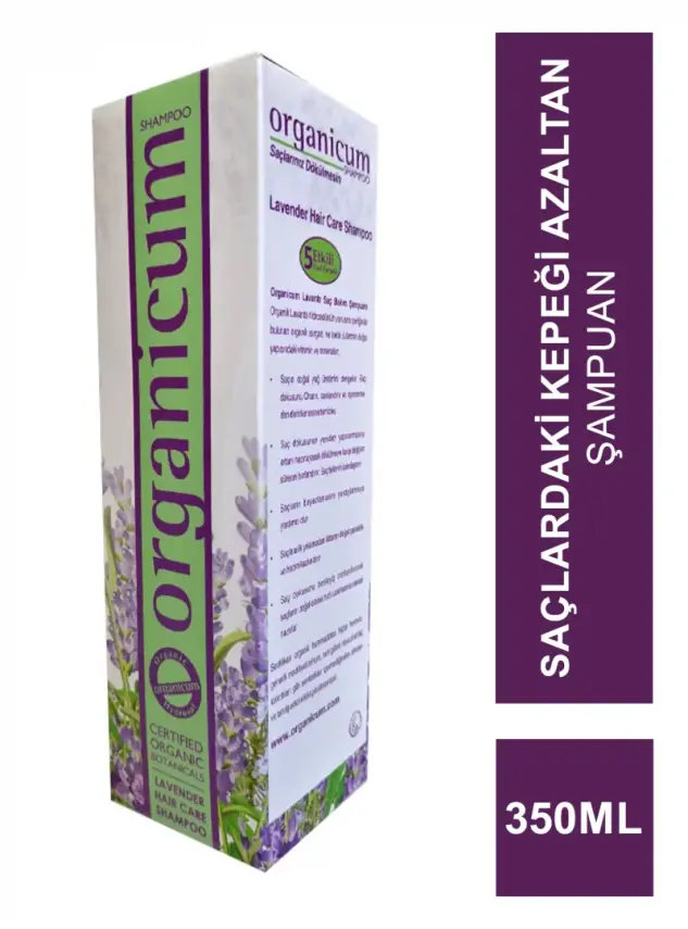 Organicum Lavanta Saç Bakım Şampuanı 350ml - 1