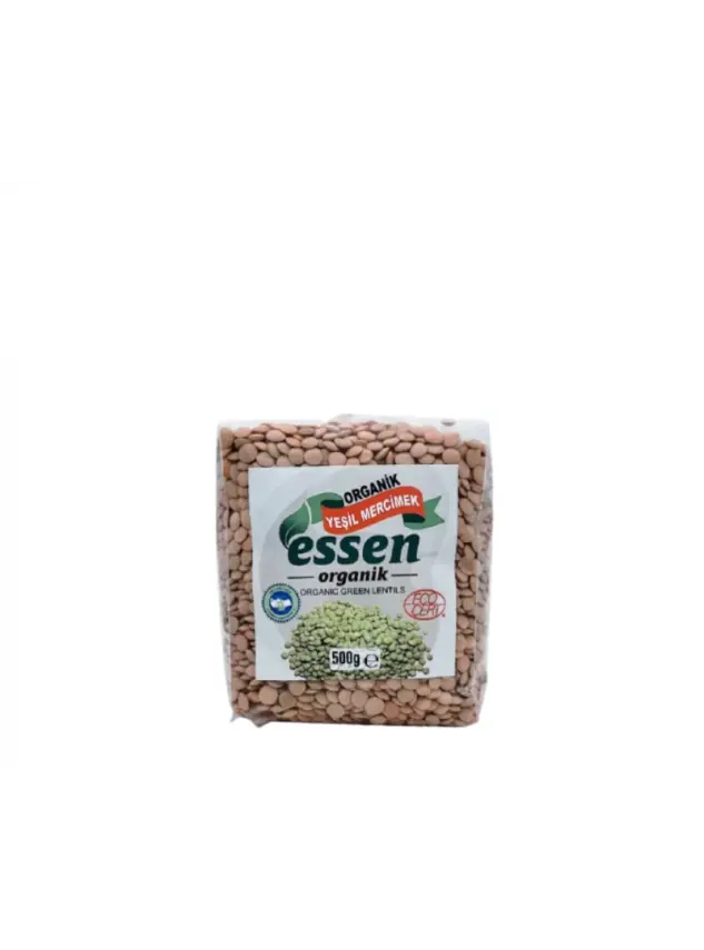 Organik Yeşil Mercimek 500 Gr - 1