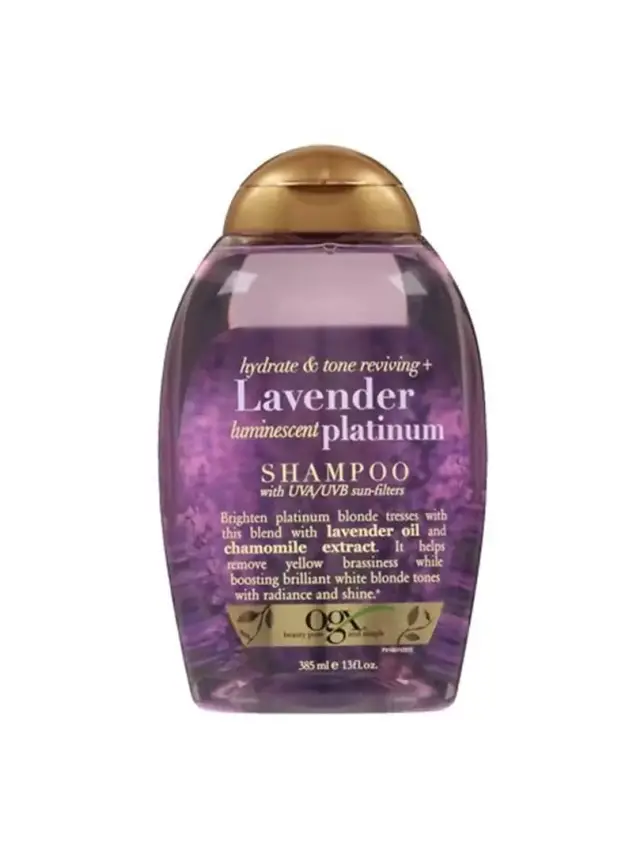 Organix Lavender Luminescent Platinum Shampoo 385ml - 1