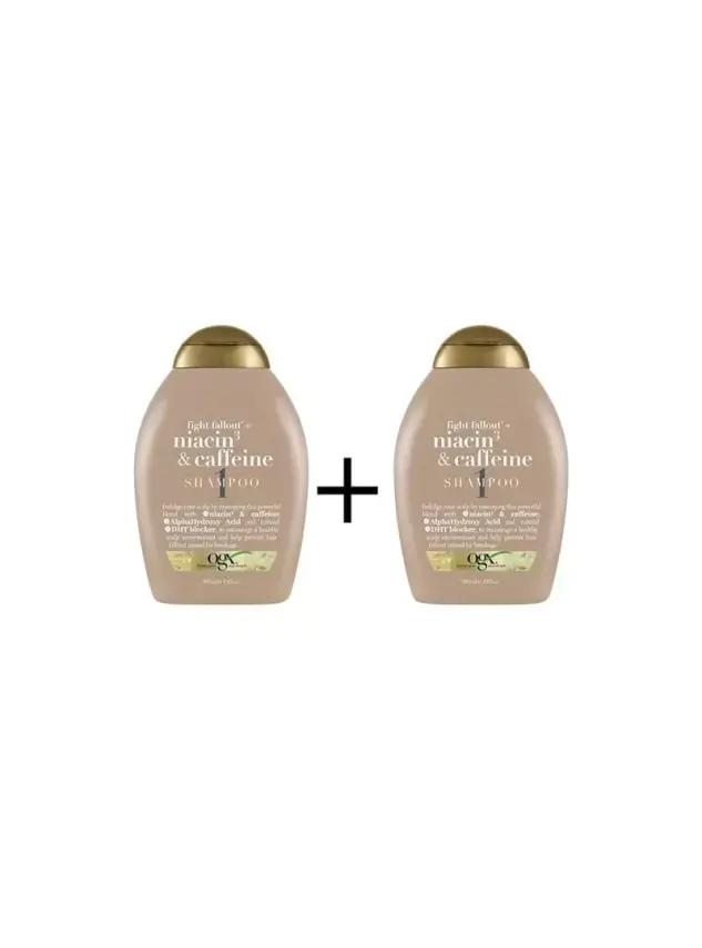 Organix Niacin3 & Caffein Shampoo - Dökülmelere Karşı Şampuan 385 ml x 2 - 1