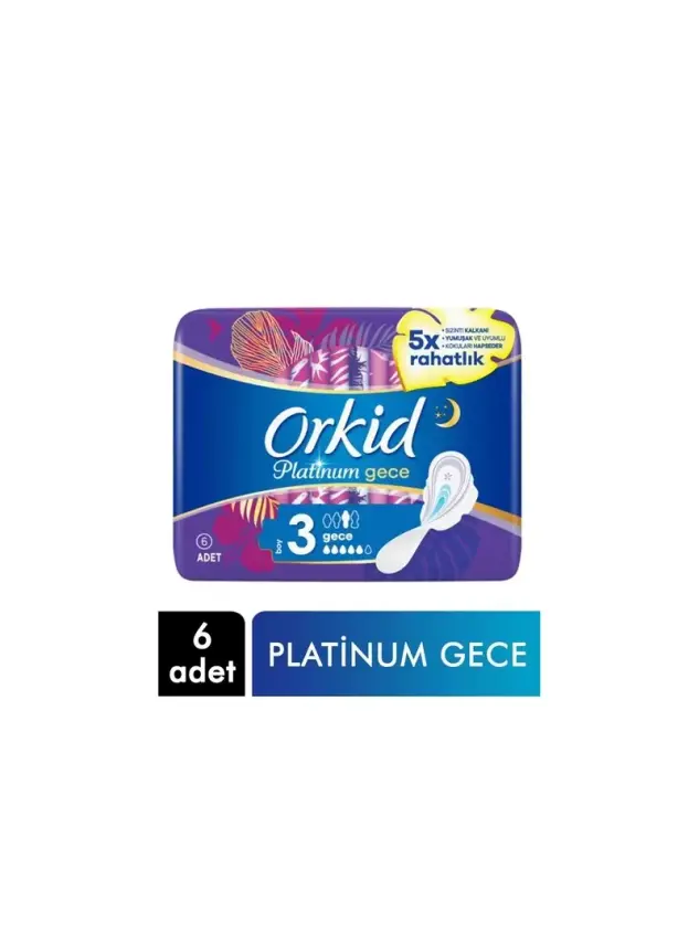 Orkid Platinum Comford Gece 6'li Ped - 1