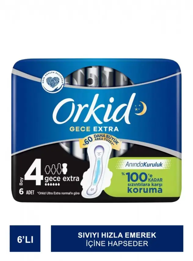 Orkid Ultra Gece Extra Boy : 4 - 6 Adet - 2