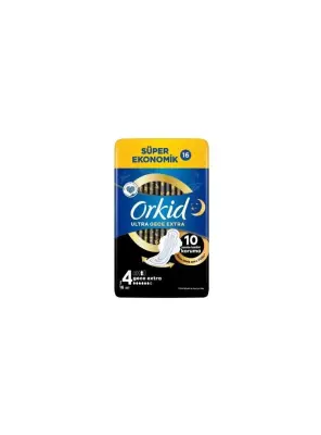 Orkid Ultra Gece Extra - Boy 4 - Hijyenik Ped 16 Adet - 1