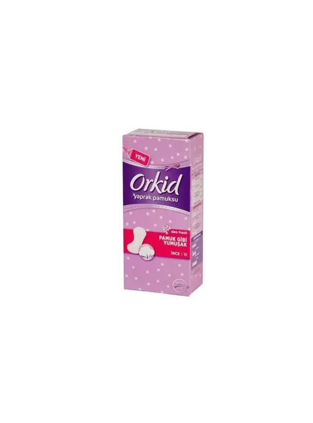 Orkid Yaprak Pamuksu Deo Fresh Günlük Ped 18'Lİ - 1
