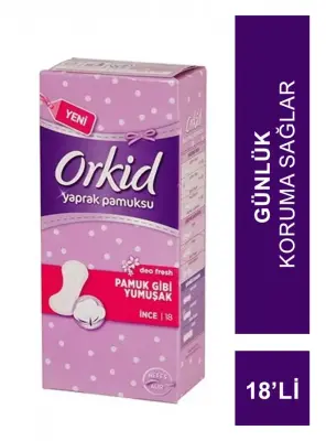 Orkid Yaprak Pamuksu Deo Fresh Günlük Ped 18'Lİ - 2