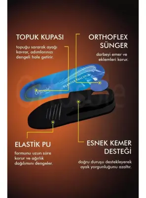 Ortosole Topuk Dikeni Tabanlık 36-40 - 2