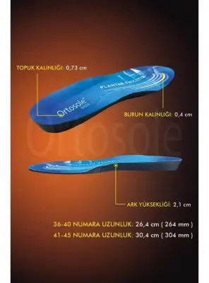 Ortosole Topuk Dikeni Tabanlık 36-40 - 3