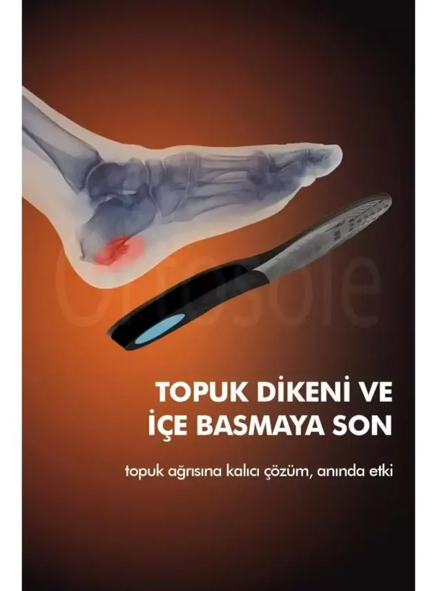 Ortosole Topuk Dikeni Tabanlık 40-45 - 2
