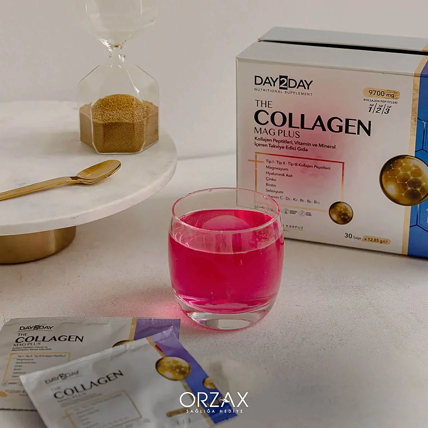Orzax Day2Day Collagen Mag Plus 45 Saşe 12,85 gr - 3