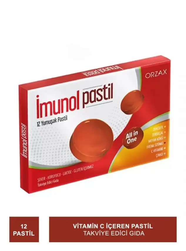 Orzax İmunol 12 Yumuşak Pastil - 1