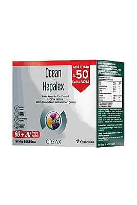 Orzax Ocean Hepalex 60+30 Softjel Kapsül - Ocean