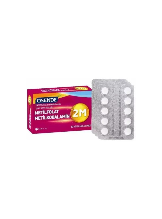 Osende 2M Metilfolat Metilkobalamin 30 Tablet - Tabilaç