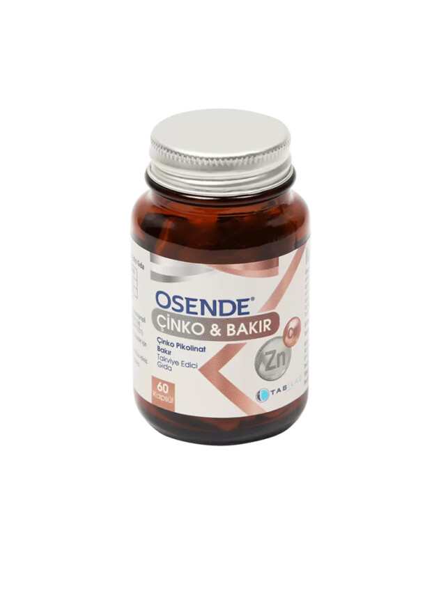 Osende Çinko & Bakır 60 Kapsül - Tabilaç