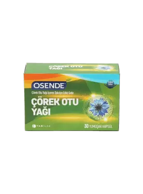 Osende Çörek Otu Yağı 30 Kapsül - Tabilaç