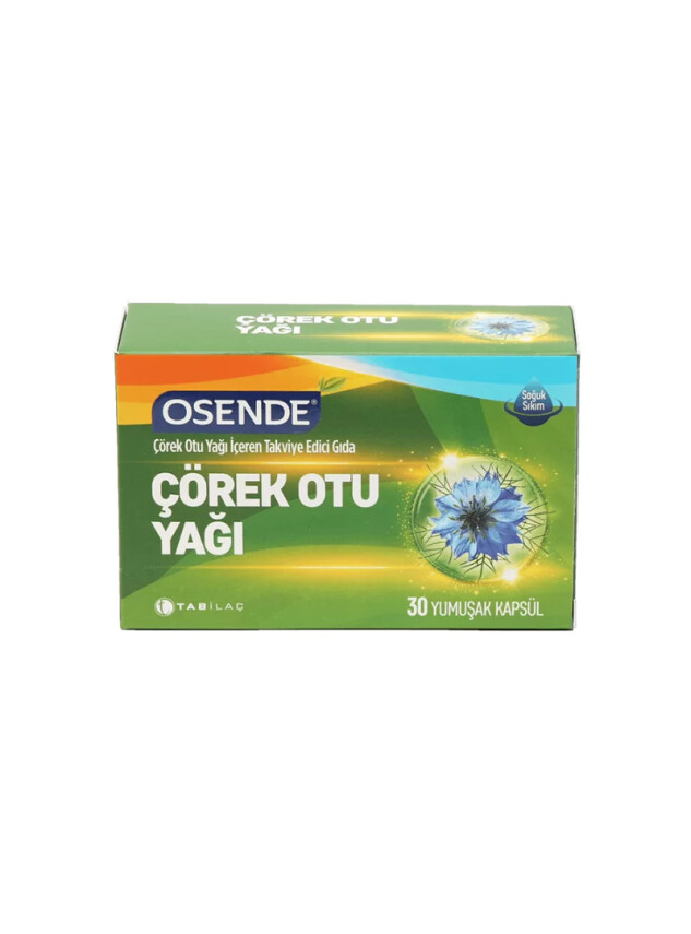Osende Çörek Otu Yağı 30 Kapsül - Tabilaç