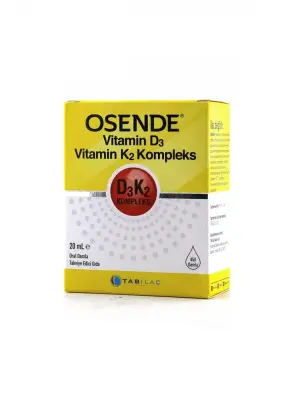 Osende D3K2 Complex 20 ml Damla - Tabilaç