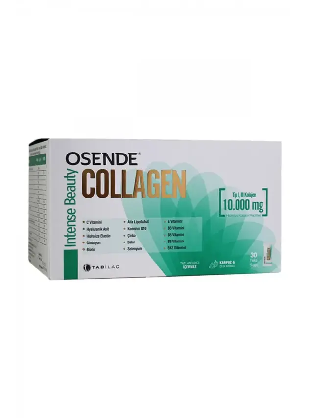 Osende İntense Beauty Collagen 30 Tekli Saşe ( Karpuz - Çilek Aromalı ) - 1