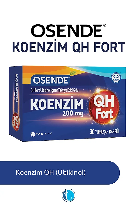 Osende Koenzim 200mg QH Fort 30 Yumuşak Kapsül - 1