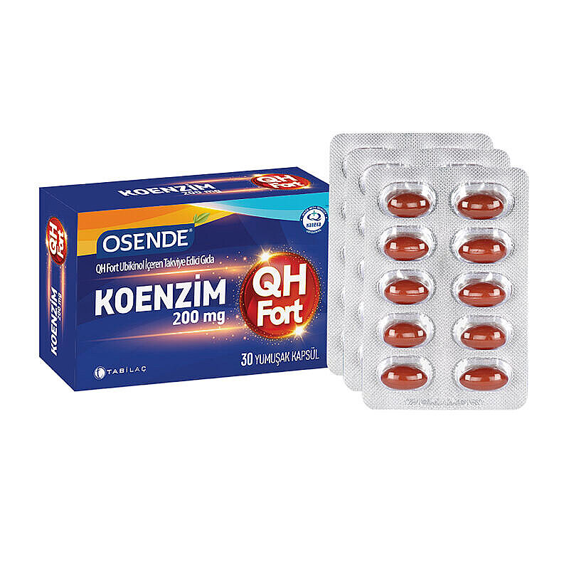 Osende Koenzim 200mg QH Fort 30 Yumuşak Kapsül - 4