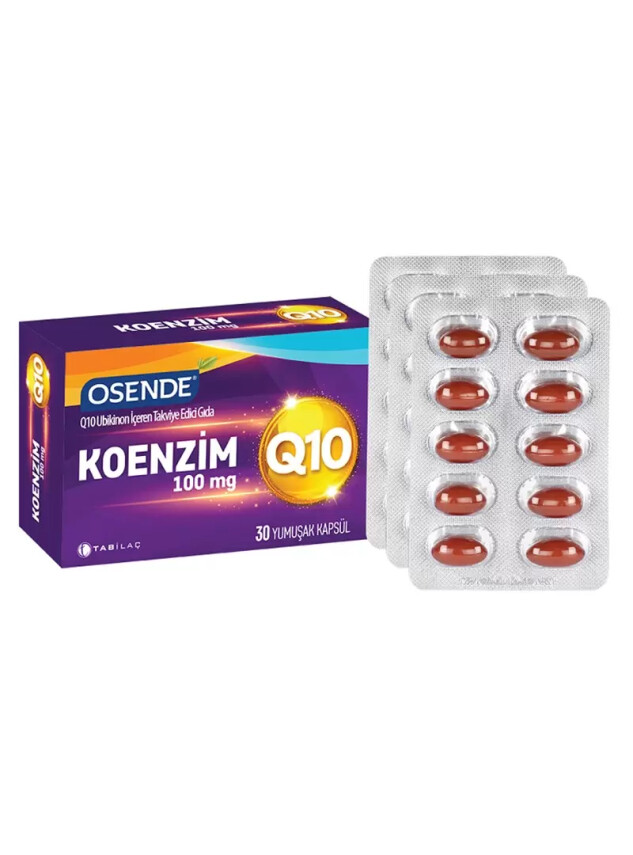 Osende Koenzim 100mg Q10 30 Yumuşak Kapsül - Tabilaç