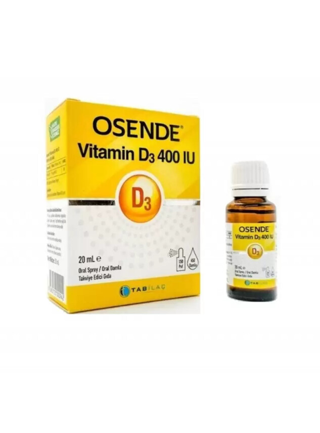 Osende Vitamin D3 400IU Damla Sprey 20ml - Tabilaç