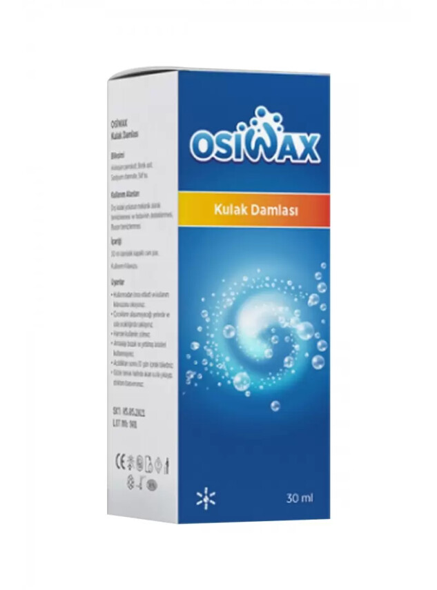 Osiwax Kulak Damlası 30 ml - MCG PHARMA