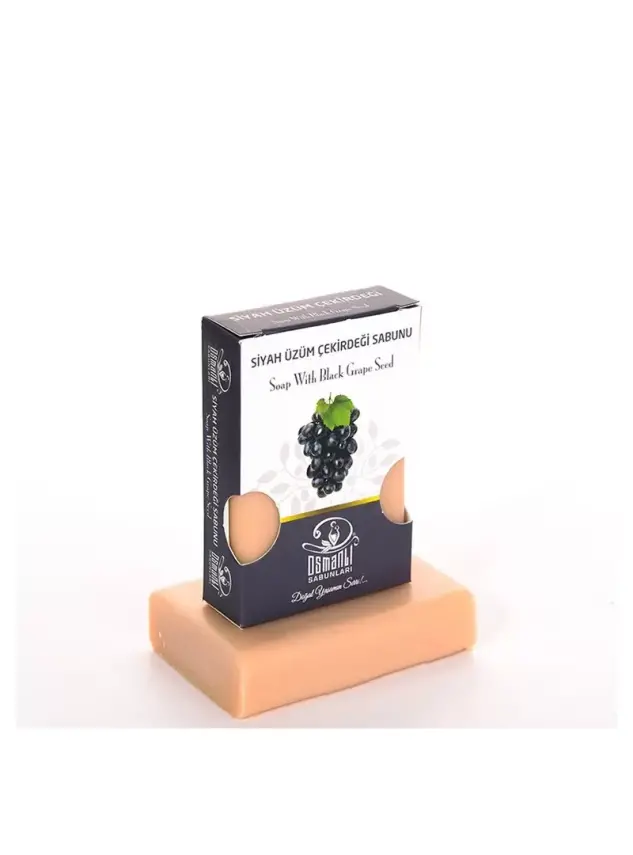 Osmanlı Sabunları Siyah Üzüm Çekirdeği Sabunu 100gr - 1