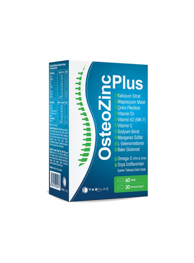 OsteoZinc Plus 60 Tablet + 30 Kapsül - Tabilaç