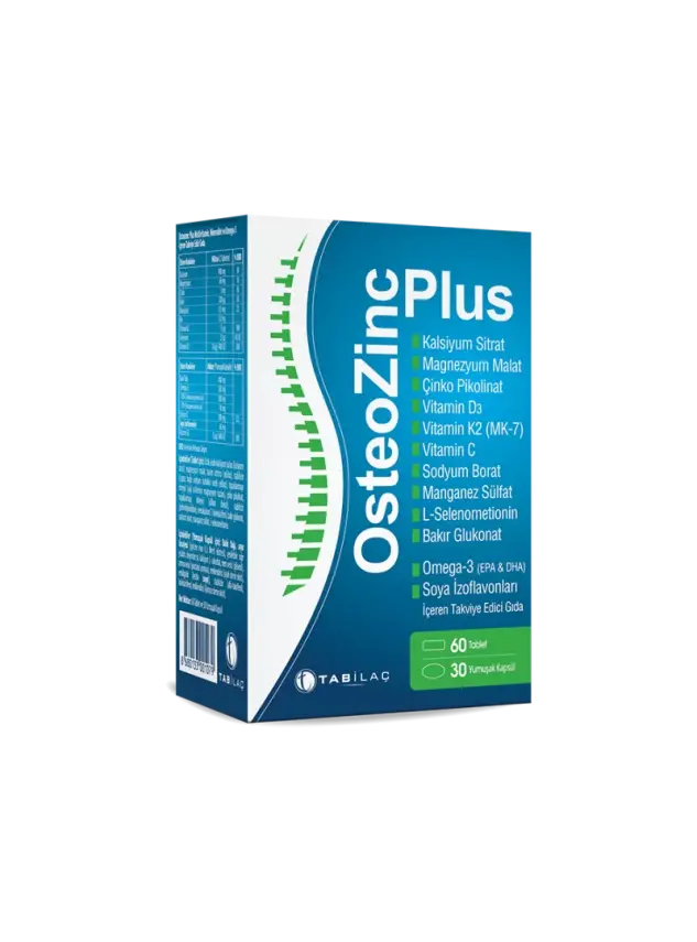 OsteoZinc Plus 60 Tablet + 30 Kapsül - 1