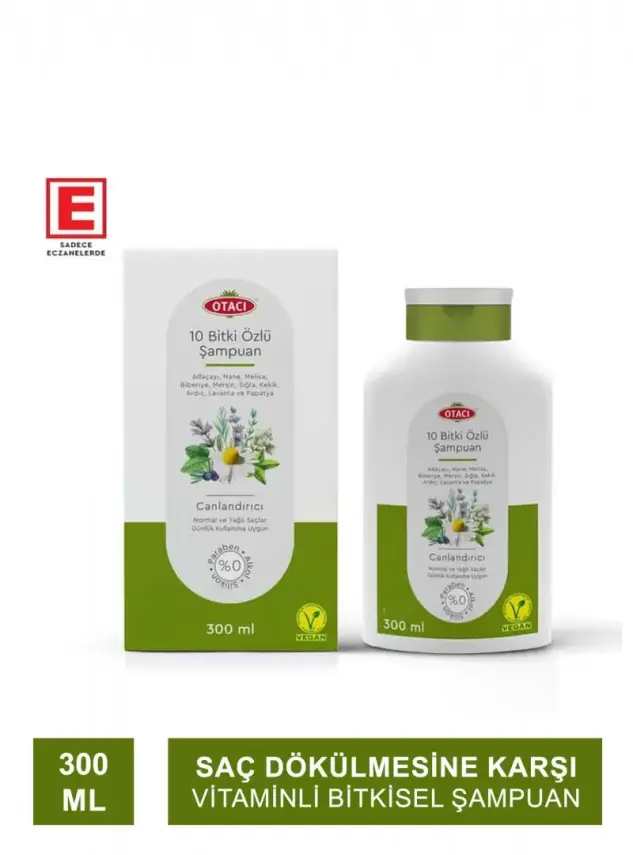 Otacı 10 Bitki Özlü Canlandırıcı Şampuan 300 ml - 1