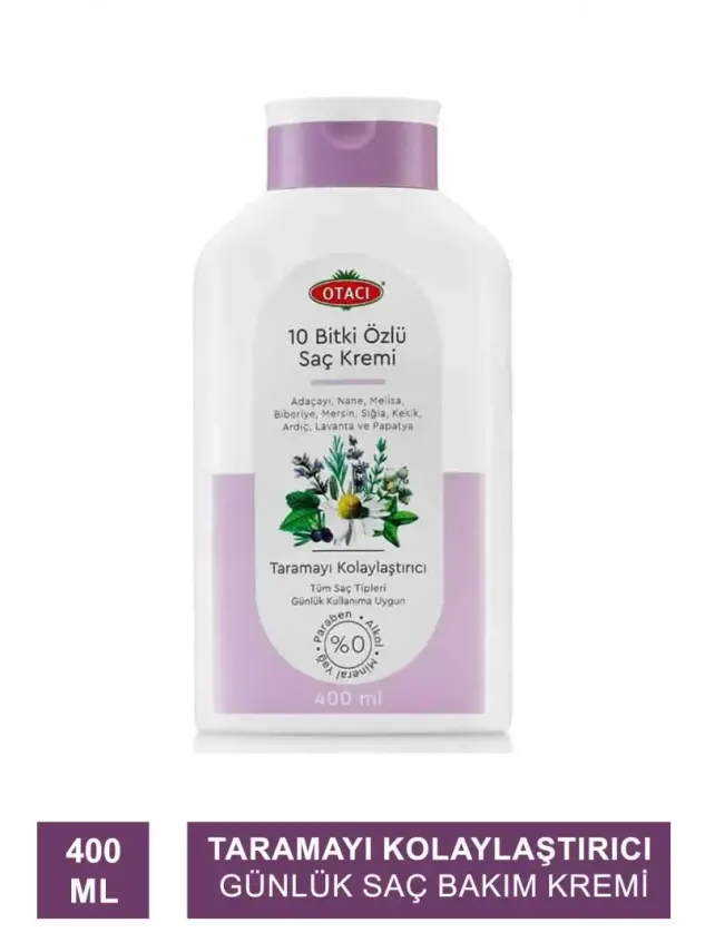 Otacı 10 Bitki Özlü Saç Kremi 400 ml - 1
