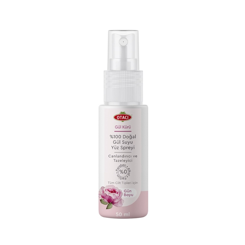 Otacı Gül Kürü %100 Doğal Gül Suyu Yüz Spreyi 50 ml - 1