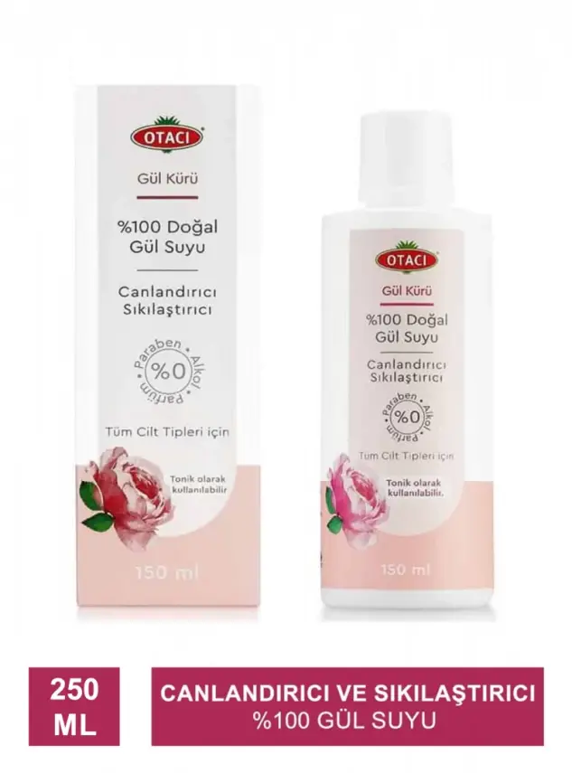Otacı Gül Kürü Canlandırıcı & Sıkılaştırıcı Gül Suyu 250 ml - 1