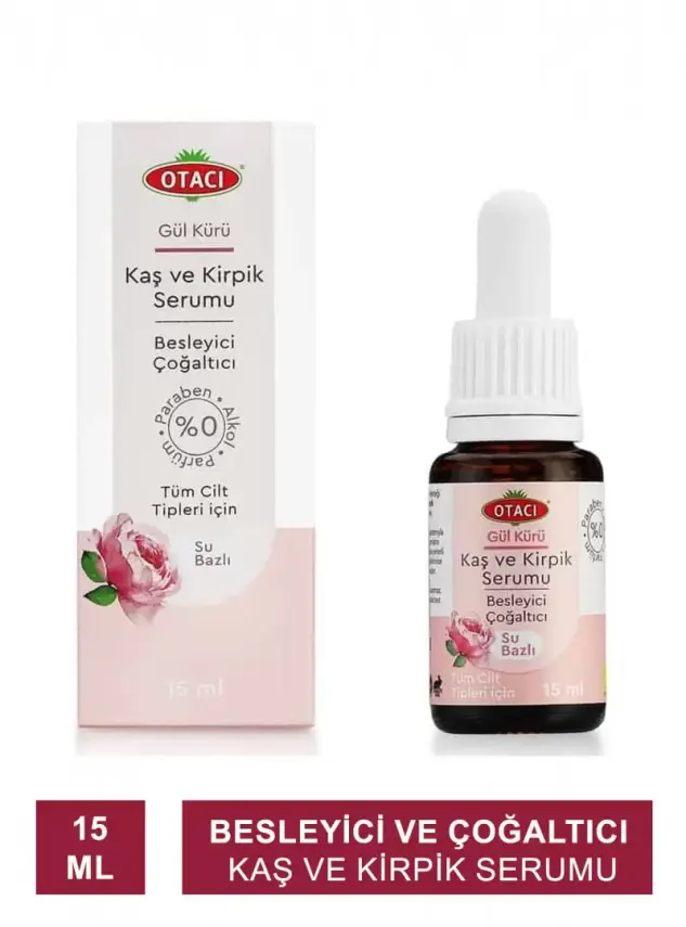 OUTLET-Otacı Gül Kürü Kaş ve Kirpik Serumu 15 ml - 1