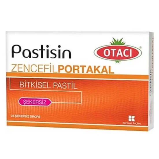 Otacı Pastisin Zencefil Portakal Bitkisel Pastil 24 Adet - 1