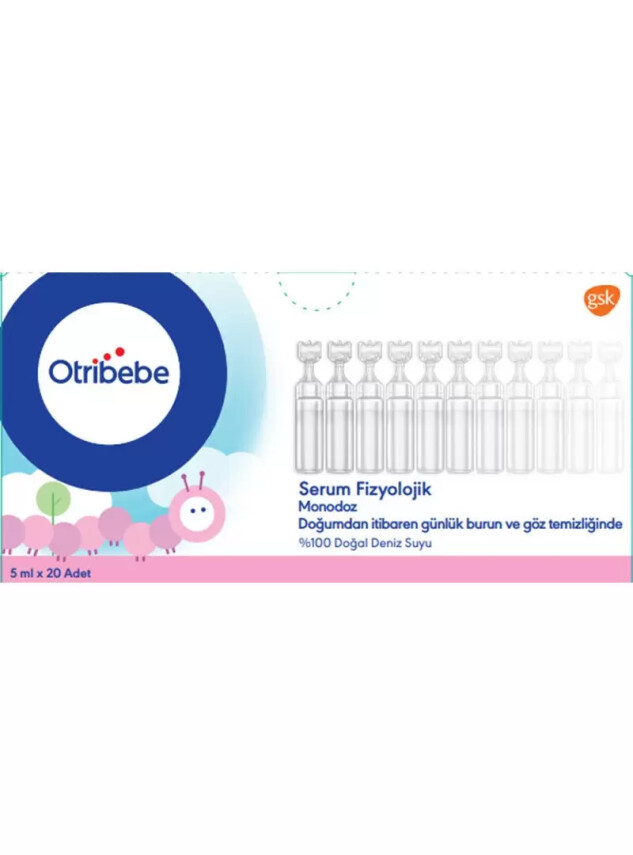 Otribebe Monodoz İzotonik ve Steril Deniz Suyu 5x20 Flakon - Otribebe