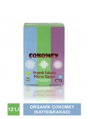 Ots Organik Çokomey Kayısı&kakao Meyve Küpleri 12'li - 5