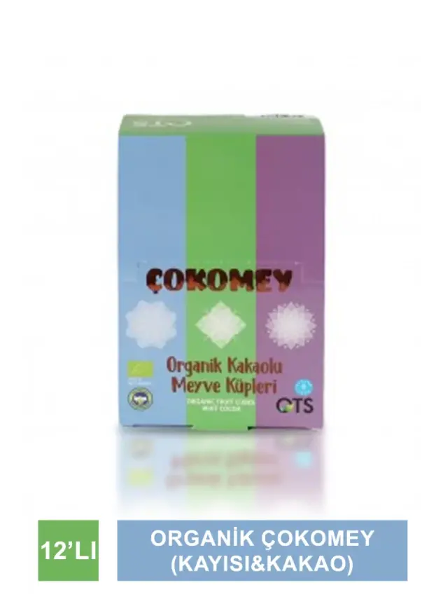 Ots Organik Çokomey Kayısı&kakao Meyve Küpleri 12'li - 5