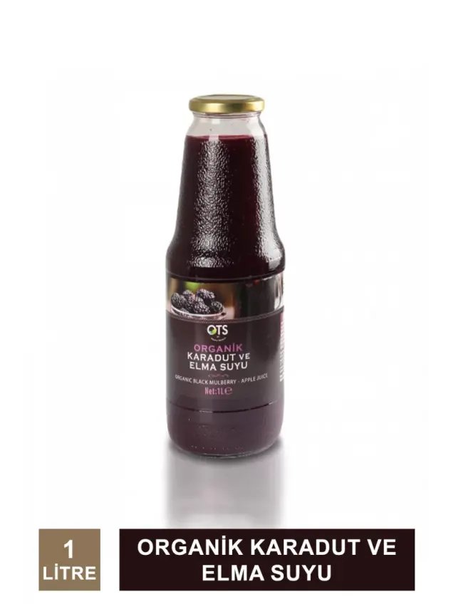 Ots Organik Karadut Ve Elma Suyu 1 Litre - 4