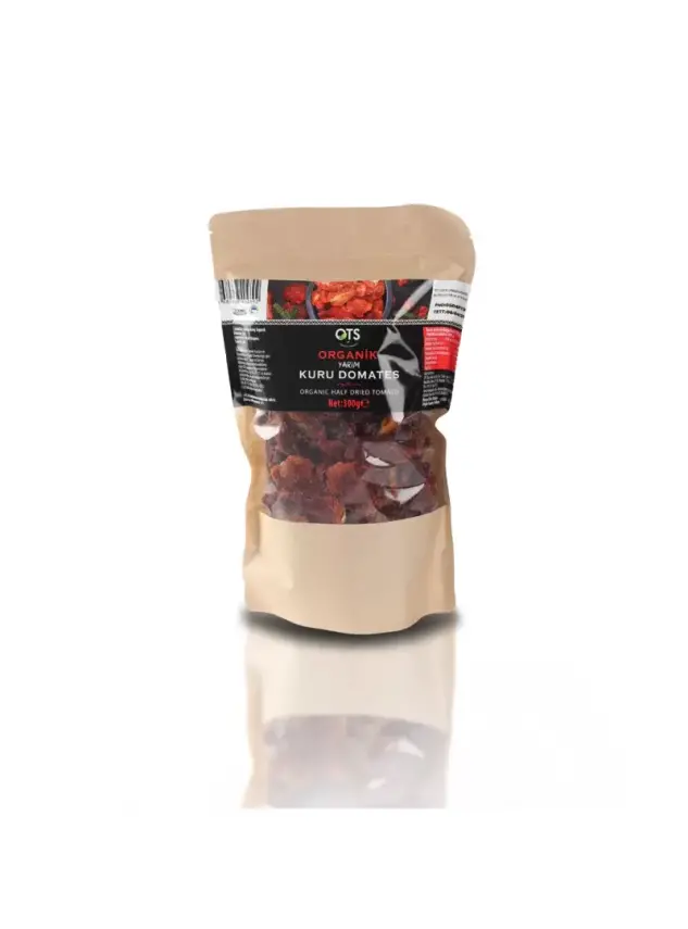 Ots Organik Kuru Domates - Yarım - 300 Gr - 1