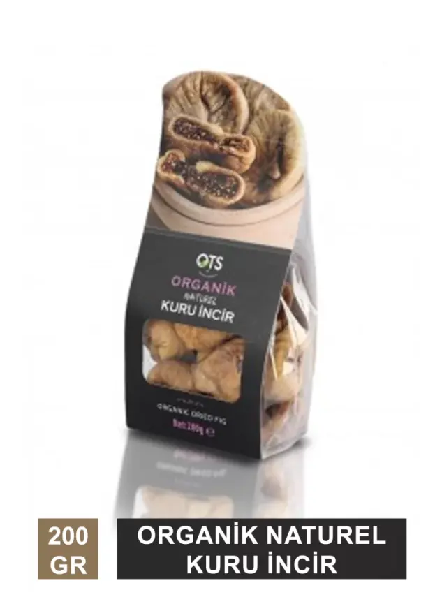 Ots Organik Naturel Kuru İncir 200 Gr - 4