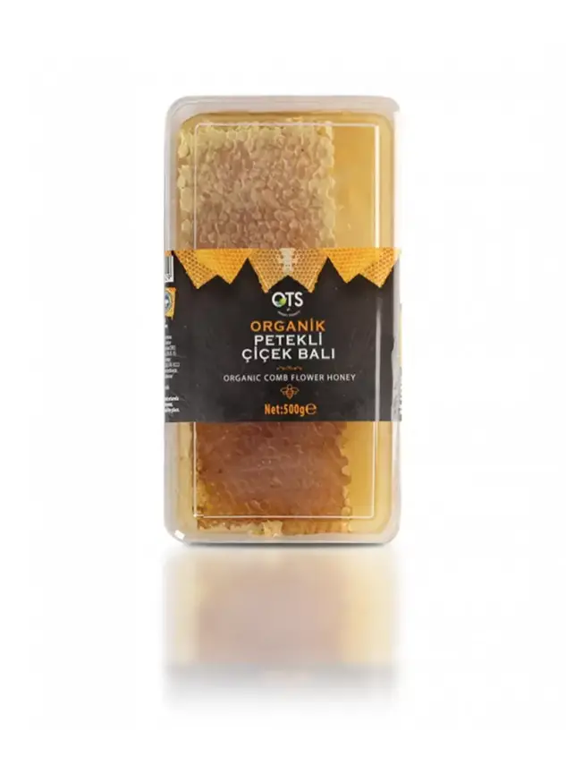 Ots Organik Petekli Çiçek Bal 500 Gr - 1