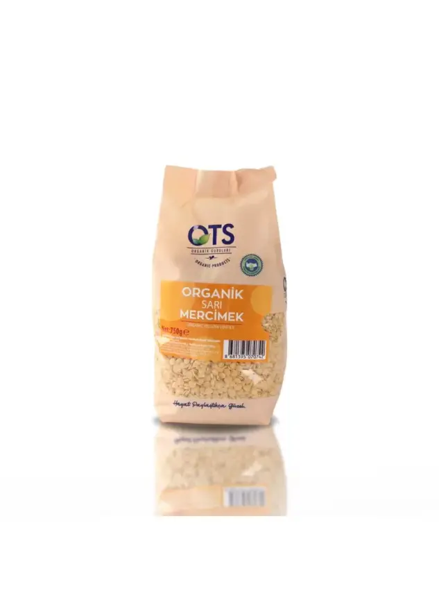 Ots Organik Sarı Mercimek 750 Gr - 1