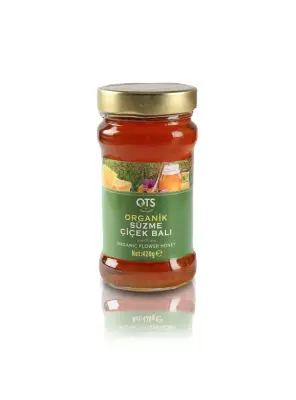 Ots Organik Süzme Çiçek Balı 420 Gr - 1