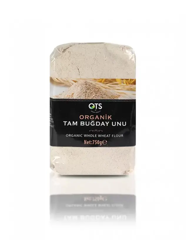 Ots Organik Tam Buğday Unu 750 Gr - 1