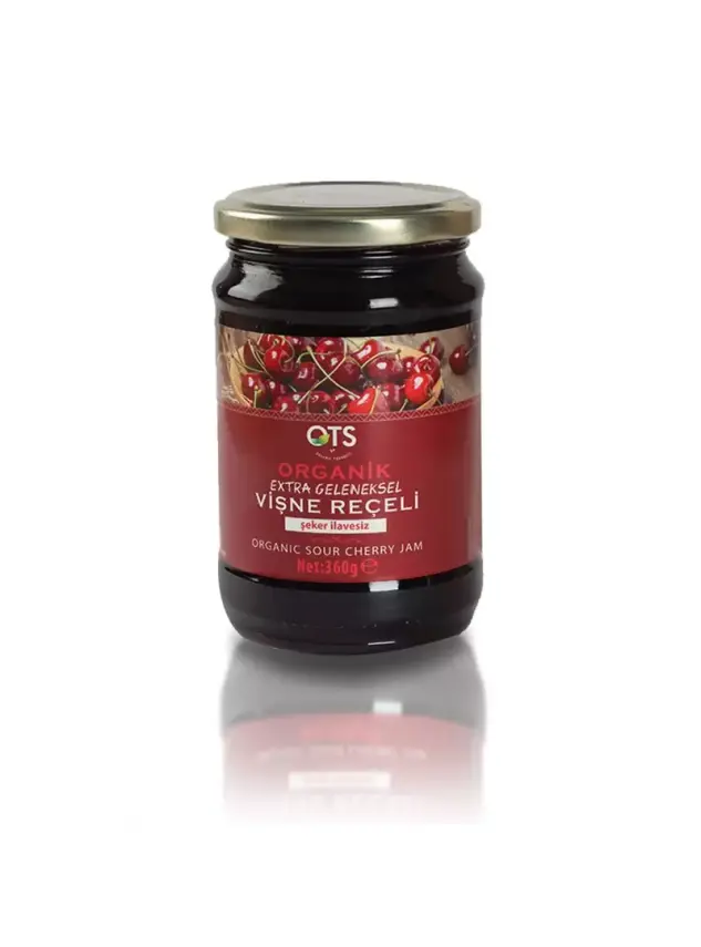 Ots Organik Vişne Reçeli 360 Gr - 1