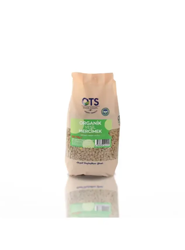 Ots Organik Yeşil Mercimek 750 Gr - 1