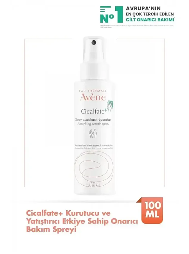Outlet - Avene Cicalfate+ Absorbing Soothing Onarıcı Bakım Spreyi 100 ml - 1